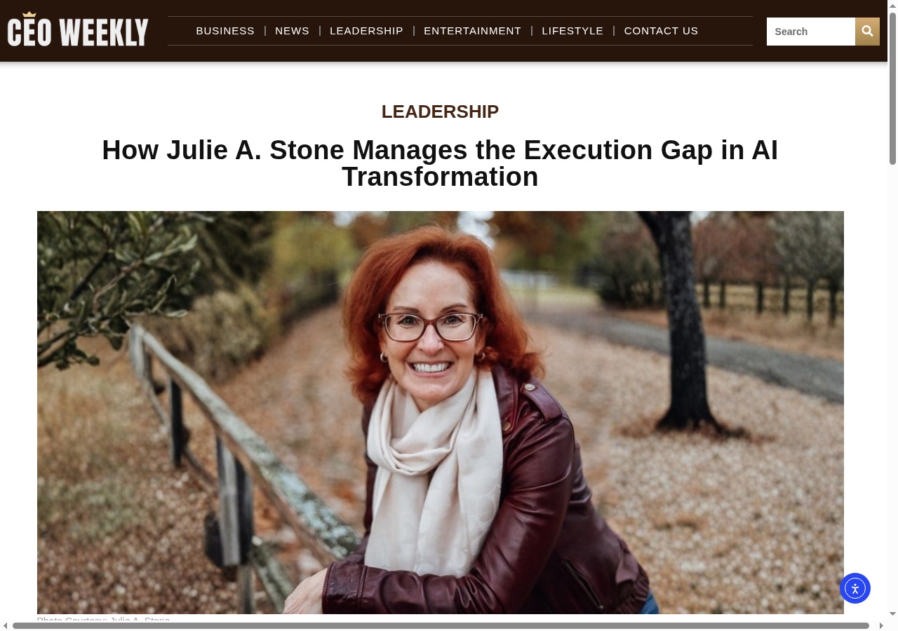 Article published on CEO Weekly